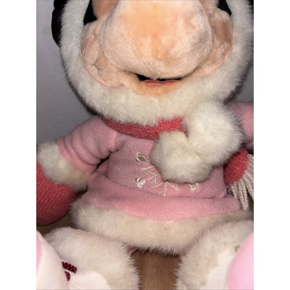 Minnie Mouse In Pink Snow Suit Walt Disney World 18 In Plush Vintage? - Picture 3 of 6